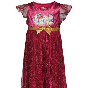 Disney Princess Red Velvet Dress – Perfect for Little Royalty